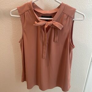 Banana republic dusty pink shirt with tie